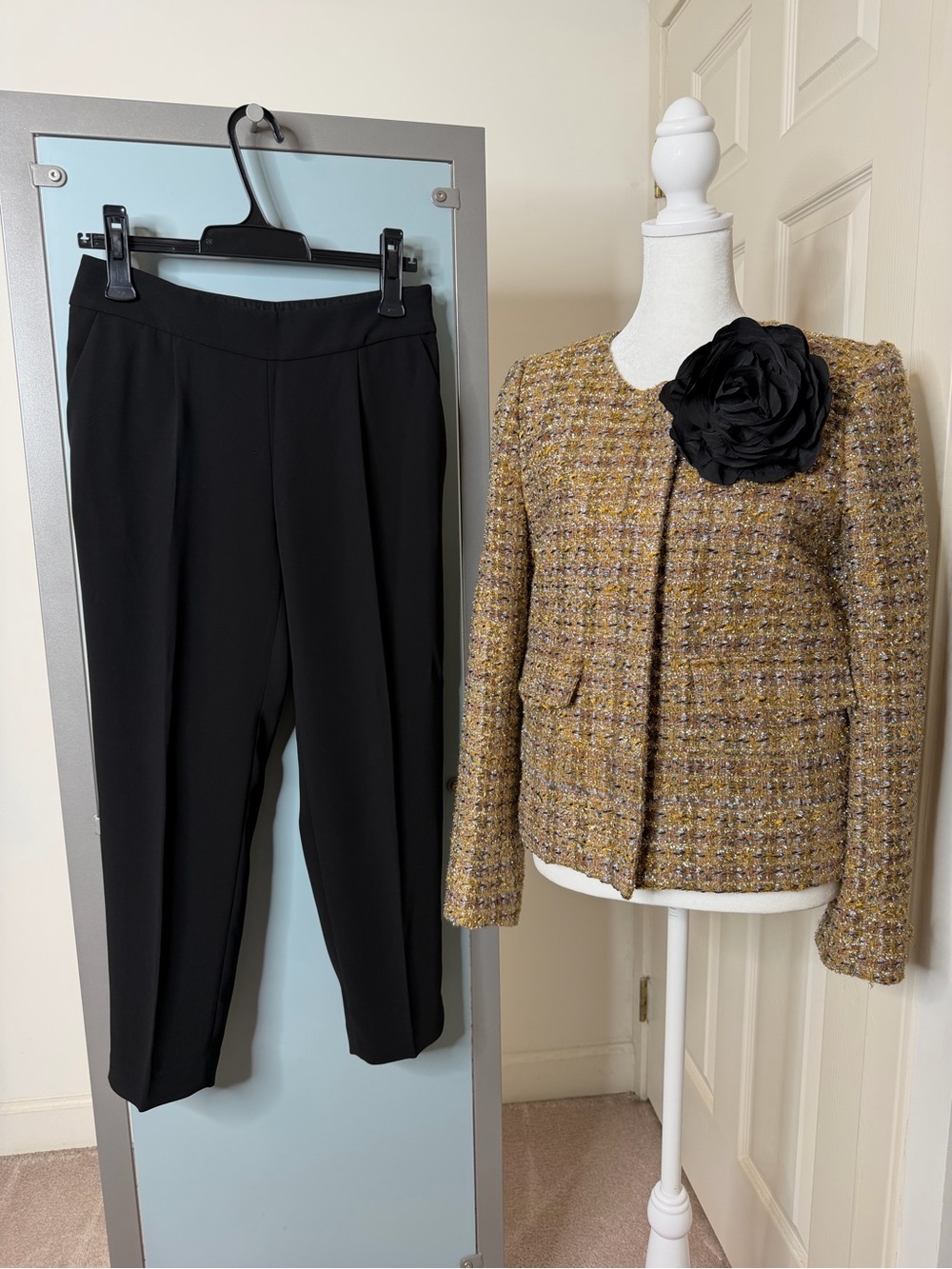 J. Crew Black Women's Dress Trousers - Straight Leg